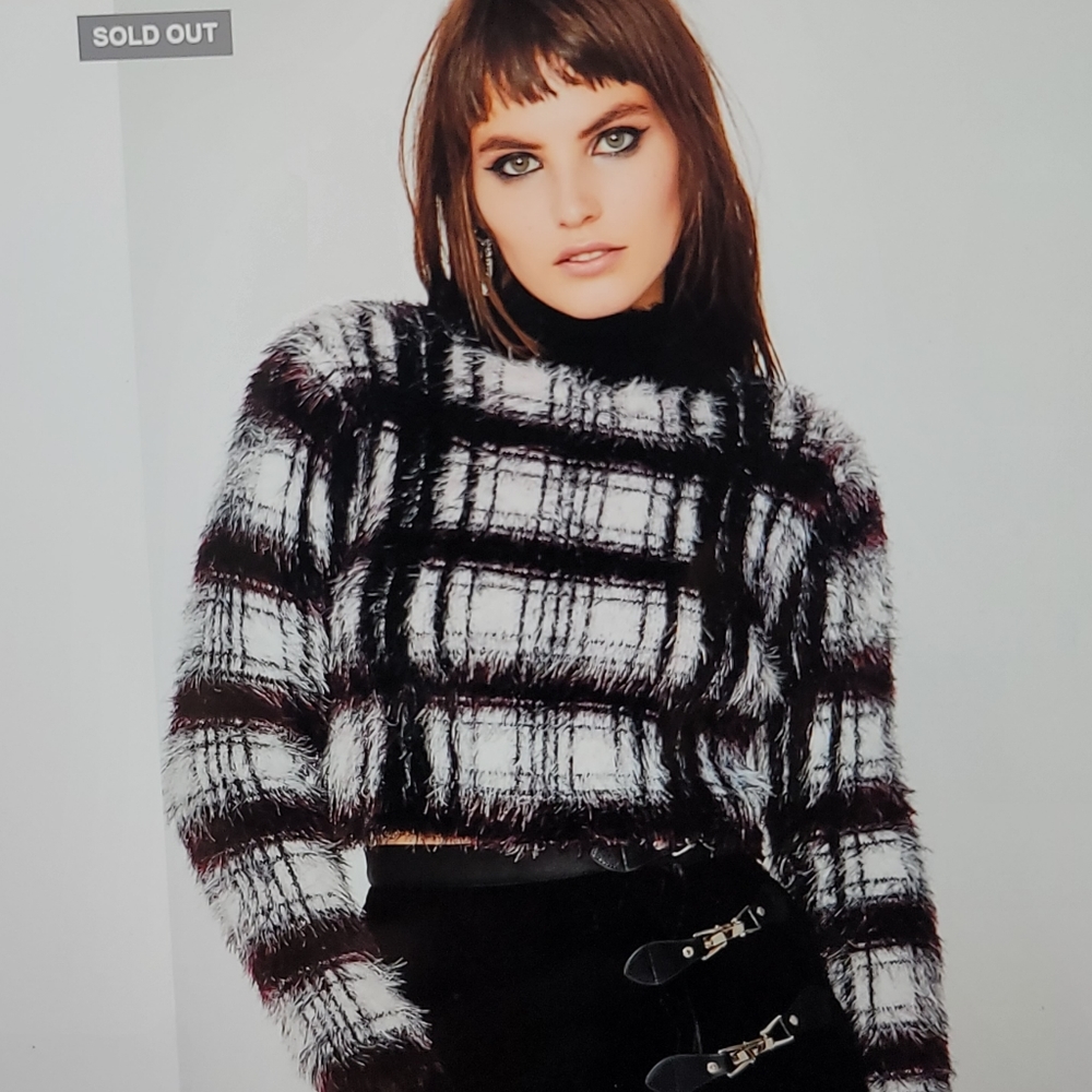 Playin' Tricks Fuzzy Sweater